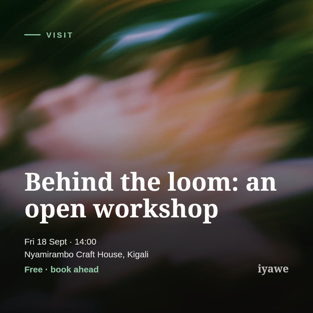 Behind the loom: an open workshop