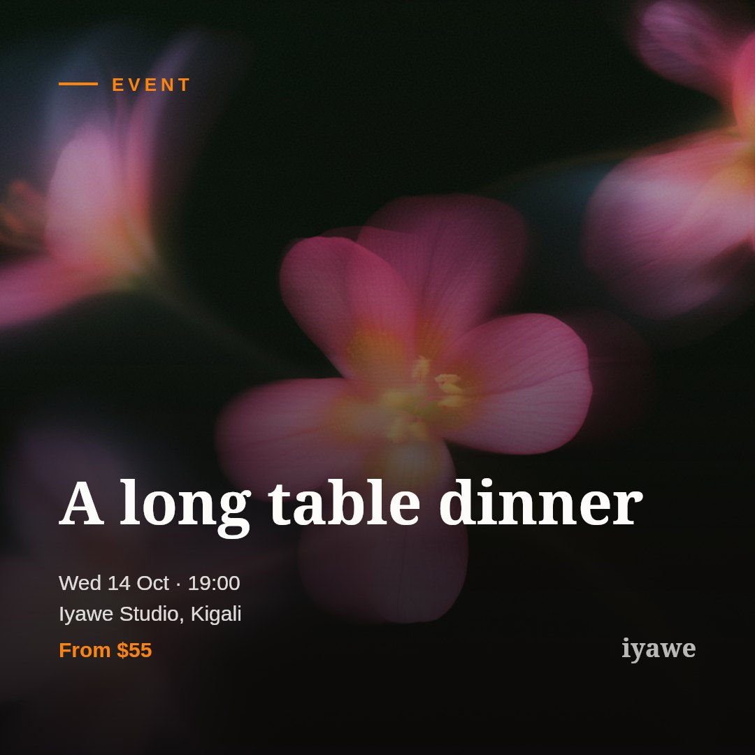 A long table dinner